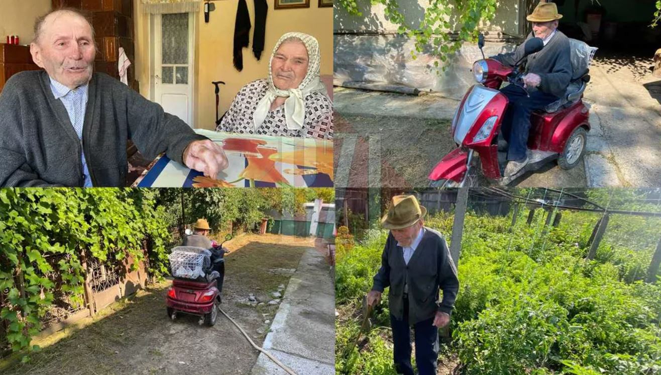 99 de ani și nu renunță la dragostea pentru agricultură. În spatele casei are grădină cu legume și câțiva ari cu porumb și floarea-soarelui. Stiri agricole